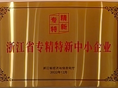 浙江省专精特性中小企业