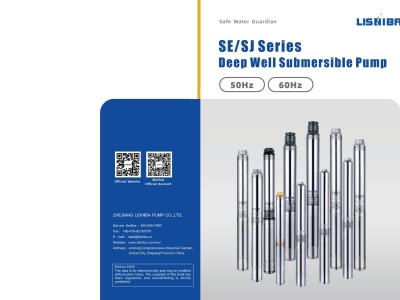 SE/SJ Series Deep Well Submersible Pump | 50Hz、60Hz