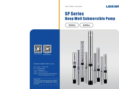 SP Series Deep Well Submersible Pump | 50Hz、60Hz
