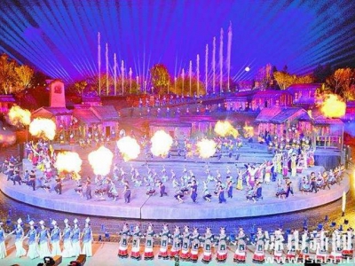 2017央视春晚凉山分会场(阿惹妞)音乐喷泉项目