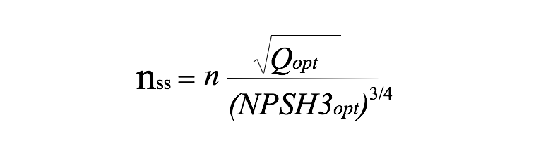 力士霸泵业对于吸入比转速解读,罗列出其对离心泵性能的影响(图4)